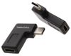 Side-Angle USB-3.1 Type-C Male to Type-C Female Extension Adapter Side-Angle USB-3.1 Type-C Male to Type-C Female Extension Adapter