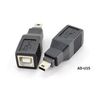 USB 2.0 Mini-B 5-Pin Male to USB B Female Converter Adapter USB 2.0 Mini-B 5-Pin Male to USB B Female Converter Adapter