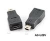 USB 2.0 Micro-B Female to USB Mini-B 5-Pin Male Adapter USB 2.0 Micro-B Female to USB Mini-B 5-Pin Male Adapter