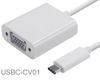 4-inch USB-3.1 Type-C Male to HD15 VGA Female Video Adapter Pigtail