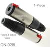 1/4" 6.35mm TRS Stereo Female Solder Type Connector w/ Locking Mechanism 1/4" 6.35mm TRS Stereo Female Solder Type Connector w/ Locking Mechanism
