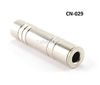Silver 1/4" Mono Female Solder Type Inline Jack Connector Silver 1/4" Mono Female Solder Type Inline Jack Connector