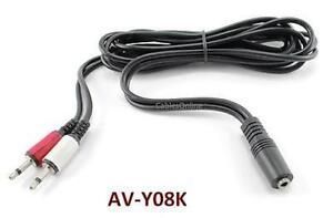 6ft 3.5mm Mono 2-Male to 3.5mm Stereo Female Audio Joiner Cable