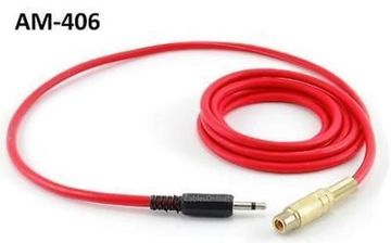 6ft 3.5mm Mono Male Plug to Single RCA Jack Audio/Video UltraFlex Red Cable