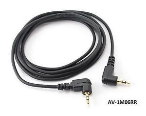 6ft 2.5mm Right-Angle Male to 2.5mm Right-Angle Male Short Audio Cable