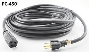 50ft SJTW Indoor/Outdoor AC Power Extension Cable 14AWG Cord