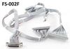 57" SCSI 50-Pin IDC50 2-Drive Cable w/ External HPDB50 Female Connector