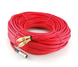 5-Pin DIN to 2-RCA Red Audio Cable