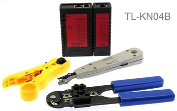 4 Piece Essential Computer Network Installation Tool Kit