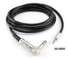 6ft 3.5mm Stereo Male to 1/4" Stereo Right Angle Plug Audio Cable
