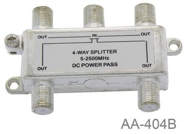 4-Way 2.5GHz high frequency F-Type Satellite SWM Splitter