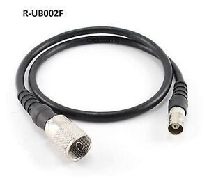 2ft RG8x Coax UHF (PL259) Male BNC Female Plug 50 ohm Antenna Ham Radio Cable