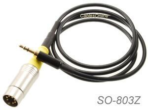 3ft 7-Pin DIN Male to 3.5mm TRS Male for Sena Motorcycle Stereo Audio Cable