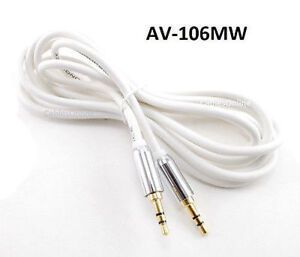 6ft Mobile-Type Stereo 3.5mm (1/8") TRS Male to Male Flexible Audio Cable