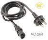 6ft Australia Type IEC 60320 to C13 Computer/ Peripheral Power Cord Cable