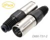 2-Pack DMX 5-Pin XLR Male 120&#937; Terminator
