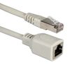3ft CAT5e Shielded RJ45 Male/Female PortSaver LAN Ethernet Extension Cable