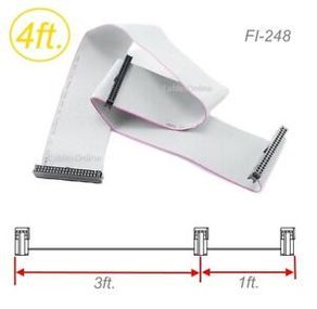 CablesOnline 48 inch 40-Pin IDE Dual Drive Flat Ribbon Cable