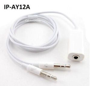 2.5ft 3.5mm Stereo Jack to Dual 3.5mm Male Headset & Mic Plug iPhone to PC Cable