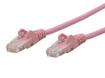 25ft. CAT.5E UTP Patch Ethernet Cable with Snagless Molded Boots, Pink