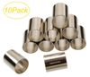 10-Pack Crimp Sleeve Ferrule Tubes for RG8 LMR400 RG213 RG214 Cable, 10.9mm