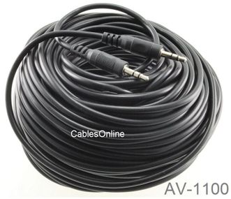 100ft 3.5mm (1/8") Stereo Male to Male mp3/mobile/AUX Audio Cable