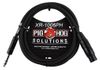 6ft 1/4" TRS Male to XLR 3-Pin Female Shielded Balanced PigHog Audio Cable