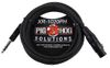 20ft 1/4" TRS Male to XLR 3-Pin Female Shielded Balanced PigHog Audio Cable