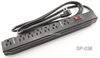 CablesOnline, Power Strip with 5 Horizontal + 2 Adapter Outlets w/6-foot Cable CablesOnline, Power Strip with 5 Horizontal + 2 Adapter Outlets w/6-foot Cable