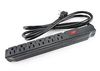 6 Outlet Horizontal Surge Power Strip, 250 Joules w/ 90 Degree 6ft Cable 6 Outlet Horizontal Surge Power Strip, 250 Joules w/ 90 Degree 6ft Cable