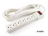 6 Outlet Surge Protector 90J / 15AMP Power Strip w/ 12ft Cable, White 6 Outlet Surge Protector 90J / 15AMP Power Strip w/ 12ft Cable, White