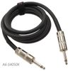 50ft 1/4" Mono TS Male to Male 14AWG 9.2mm OD Speaker Audio Cable