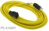 50ft 3-Prong 14/3 AWG SJTW Heavy Duty Power Extension Cord, Yellow