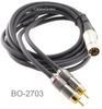 3ft 7-Pin Din Plug to 2RCA Plugs Premium Grade Audio Cable for B & O 3ft 7-Pin Din Plug to 2RCA Plugs Premium Grade Audio Cable for B & O