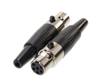 6-Pin Mini-XLR Female Connector