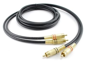 8ft. Premium 2-RCA Male/Male Audio Cable - Gold Plated