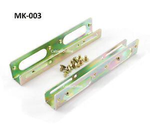 2.5 Inch HDD Mounting Bracket Universal Adapter For 3.25" Drive Bay or Enclosure