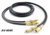 4ft. Premium 2-RCA Male/Male Audio Cable - Gold Plated