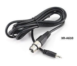 10ft XLR Female to 3.5mm TRS Male Audio Balanced Cable