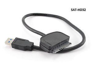 15" USB 3.0 to 2.5" SATA (Data/Power) Hard Drive Adapter Cable