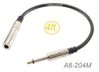 4ft Premium 1/4 inch 6.3mm TS Female to Male Mono Short Audio Extension Cable