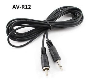 12ft 3.5mm Mono Mini Jack Plug to Single RCA Plug AV Cable / Cord