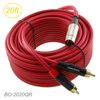 20ft 5-Pin DIN Male to 2-RCA Male Red Audio Cable for Bang & Olufsen System 20ft 5-Pin DIN Male to 2-RCA Male Red Audio Cable for Bang & Olufsen System