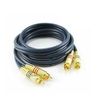 2-RCA to 2-RCA Gold-Plated Male to Male DJ/Mixer/Stereo System Audio Cable 2-RCA to 2-RCA Gold-Plated Male to Male DJ/Mixer/Stereo System Audio Cable