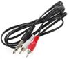 1/4" TRS Stereo Male to 2-RCA (Left/Right) Male Audio Cable 1/4" TRS Stereo Male to 2-RCA (Left/Right) Male Audio Cable