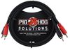 PigHog Dual-RCA Male to Male Molded Plugs DJ/Mixer/Stereo Audio Cable PigHog Dual-RCA Male to Male Molded Plugs DJ/Mixer/Stereo Audio Cable