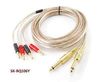 6ft CablesOnline 14 AWG Speaker Wire Pair Banana Plugs to 1/4" Plug Audio Cables 6ft CablesOnline 14 AWG Speaker Wire Pair Banana Plugs to 1/4" Plug Audio Cables
