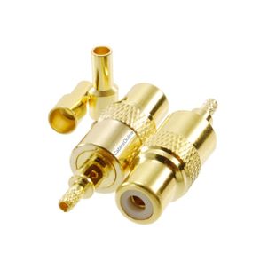 RCA Female Gold Plated Brass Connector for RG316/RG174