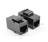 CAT5e Female/Female RJ45 Ethernet Black Keystone Jack Coupler
