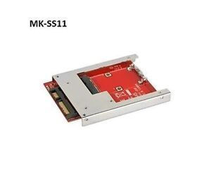 Latch mSATA to 2.5" SATA Device Converter with Metal Frame